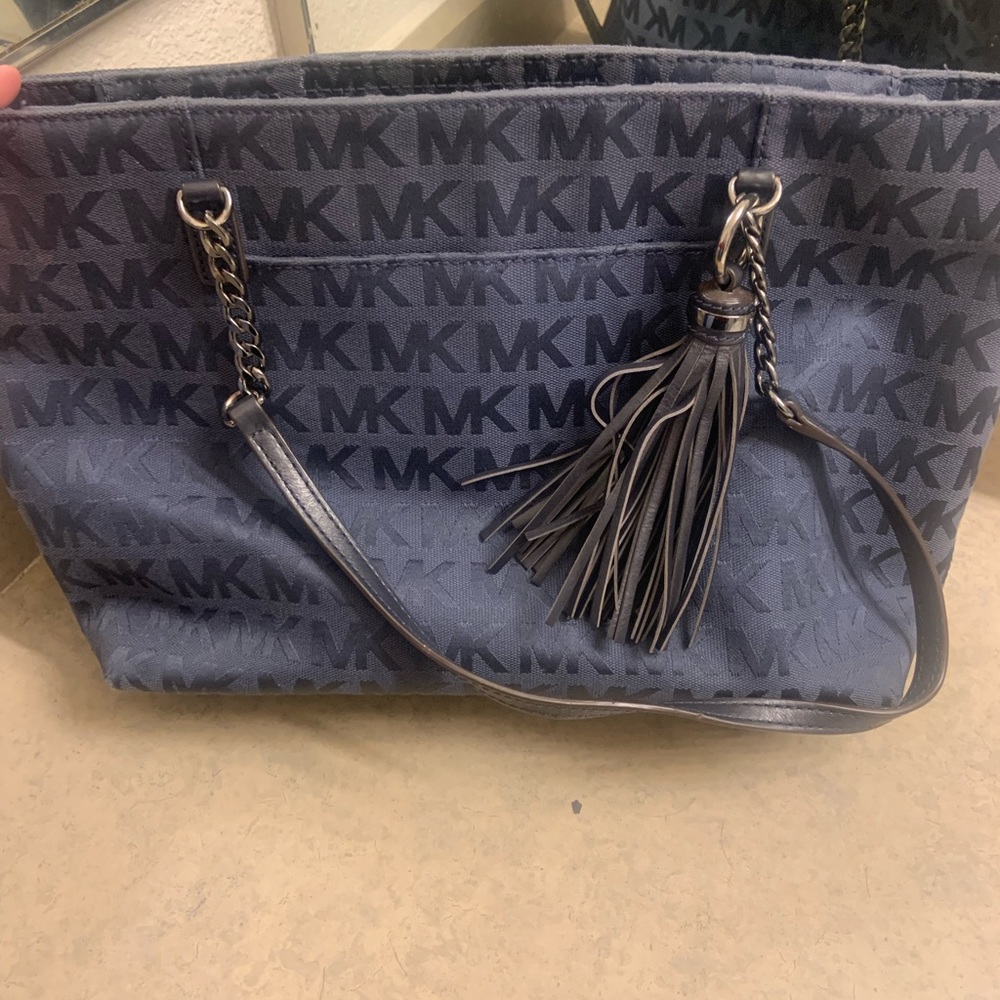 Navy blue MK shoulder  bag